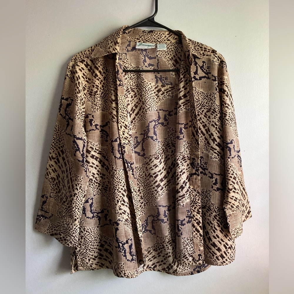 Animal Print cardigan